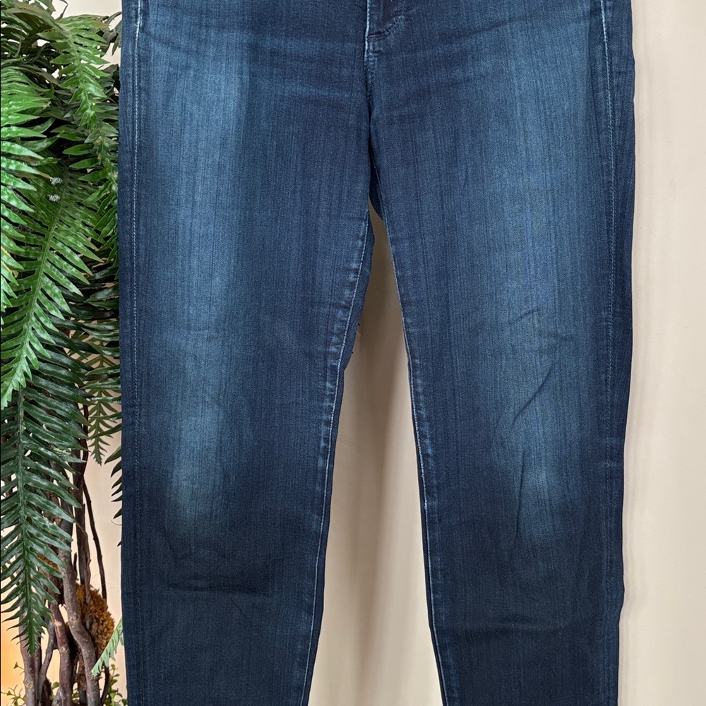 AG Adriano Goldschmied The Stevie Ankle Slim Straight Ankle Jeans Dark Blue Wash - Picture 3 of 16